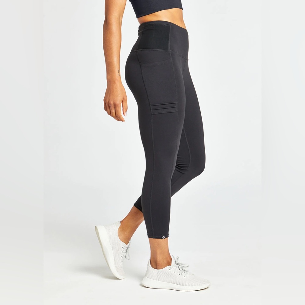 Oiselle Pocket Jogger 3/4 Tights - Black